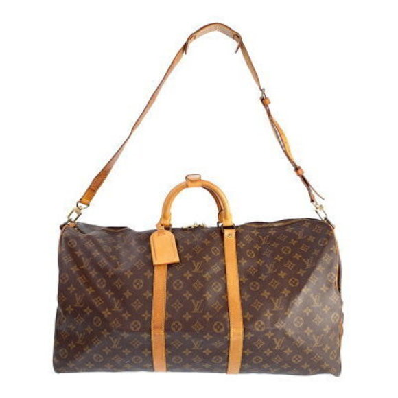 Louis Vuitton Monogram Keepall Bandouliere Travel Boston Bag - Picture 1 of 8